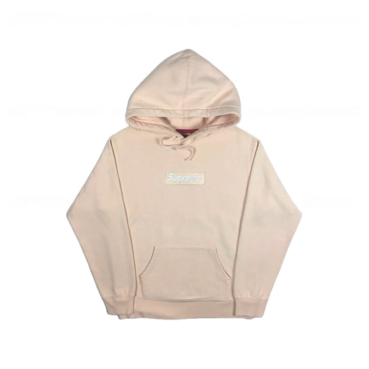 Supreme Peach Box Logo Hoodie