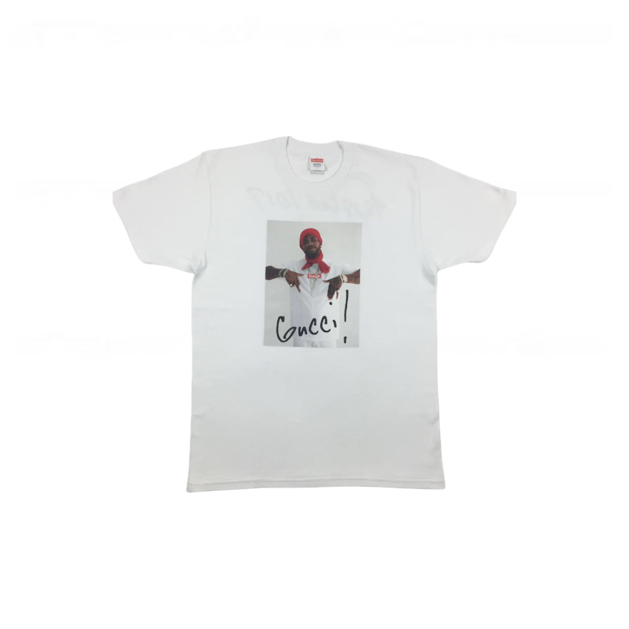 Supreme Guccie Mane White Photo Tee