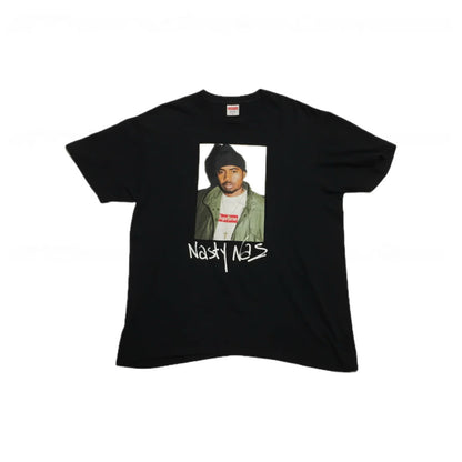 Supreme Nas Black Photo Tee