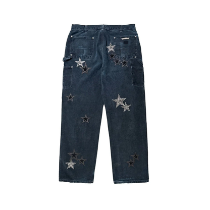 Chrome Hearts Las Vegas Exclusive Star Patch Carpenter Pants